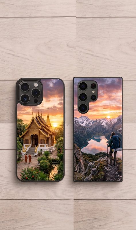 Coque voyage temple