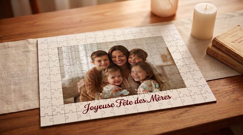 Puzzle fête des mères