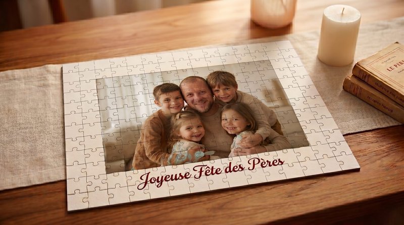 Puzzle fête des pères
